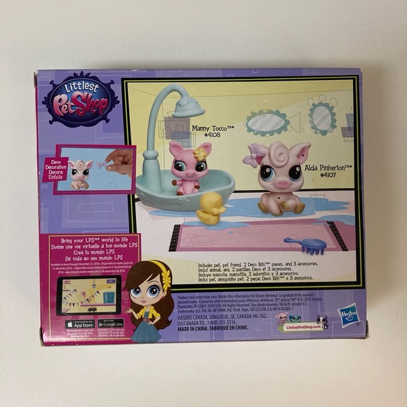 New! Littlest Pet Shop Bath Time Fun 4107 4108 - Picture 3 of 4